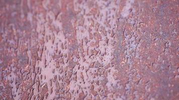 metalen roestige textuur met armoedige verf video