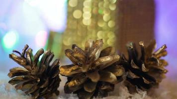 Pine Cones And Gift Box video