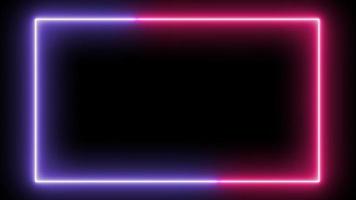 Abstract Light Neon Frame  video