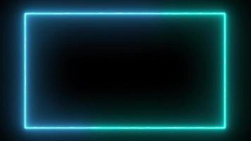 Abstract Light Neon Frame  video