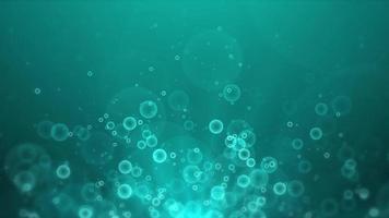 Abstract green bubbles background 