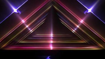 Triangle Lights Background Loop video