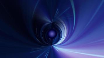túnel de deformación de ciencia ficción futurista abstracto con velocidad de luz en movimiento video