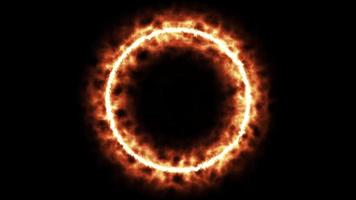 anillo de fuego abstracto video