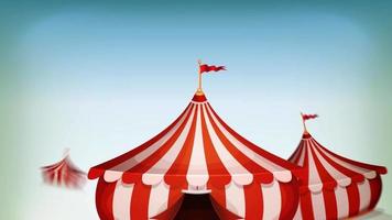 Big Top Zirkus Hintergrundschleife video