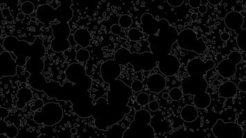 blobs circulaires noirs et blancs video