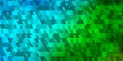 Light Blue, Green vector background with polygonal style.