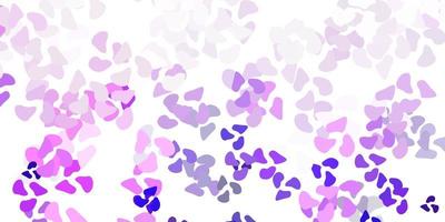 Light purple vector pattern with abstract shapes.