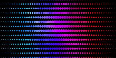 Light Blue, Red vector background with circles.