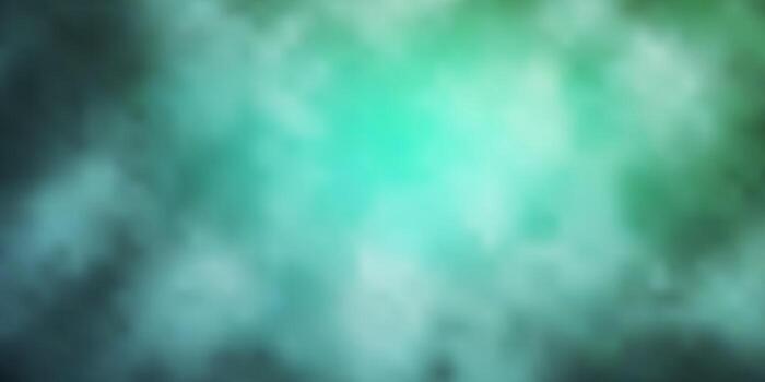 Light Green vector background with clouds.