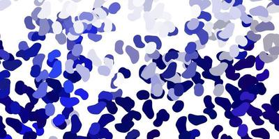 Light purple vector pattern with abstract shapes.