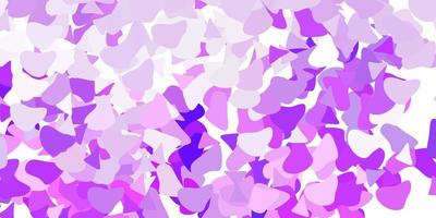 Light purple vector pattern with abstract shapes.