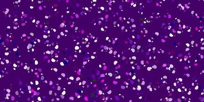 Light purple vector pattern with abstract shapes.