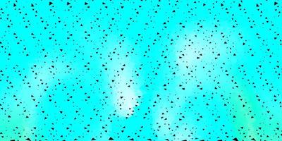 Light blue, green vector polygonal pattern.