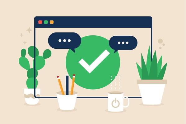 Browser, web site, check mark, approve icon. Simple color with vector elements of internet explorer icons for ui and ux, website or mobile application