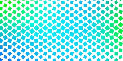 Light Blue, Green vector texture in rectangular style.