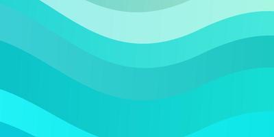 Light Blue, Green vector background with bent lines.