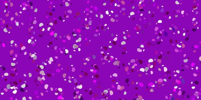 Fondo de vector rosa claro con formas aleatorias.