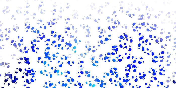 Light blue vector pattern with abstract shapes