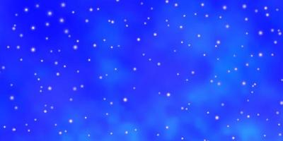 Light BLUE vector layout with bright stars.