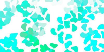 Light green vector background with random forms.