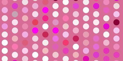 Light pink vector background with spots.