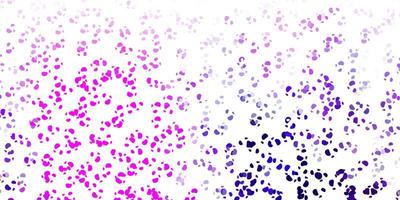 Light purple vector texture with memphis shapes.