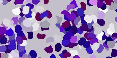 Light purple vector background with random forms.