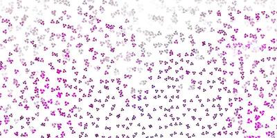 Light pink vector pattern with abstract shapes