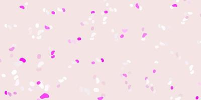 Light pink vector background with random forms.