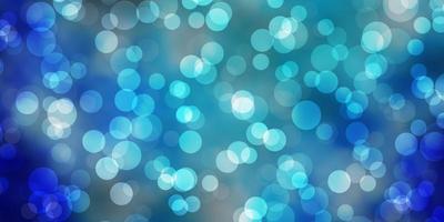 Light BLUE vector backdrop with circles.