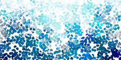 Light blue vector pattern with abstract shapes.