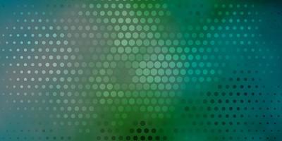 Light Blue, Green vector texture with disks.