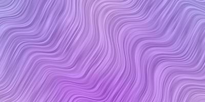 Light Purple vector background with curves.