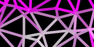 Fondo de triángulo abstracto vector rosa claro.