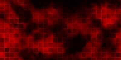 Dark Red vector background with rectangles.