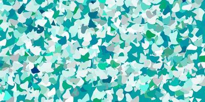 Light green vector background with random forms.