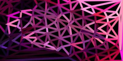 Dark purple, pink vector poly triangle texture.