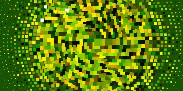 Light Green, Yellow vector layout with lines, rectangles.