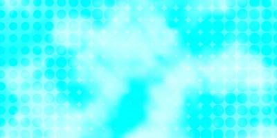 Light BLUE vector background with circles.