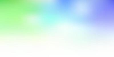 Light blue, green vector abstract blur drawing.