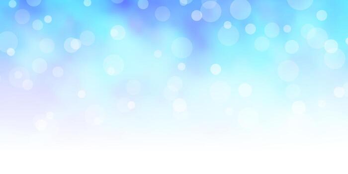 Fondo de vector azul claro con círculos.