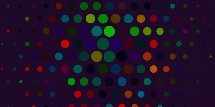 Light Green, Red vector texture with disks.