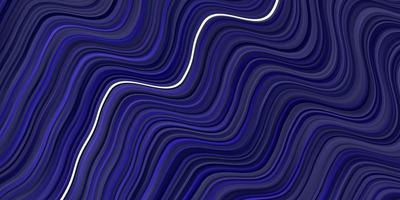 Dark BLUE vector background with lines.
