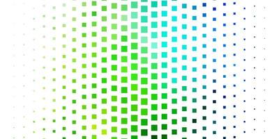 Light Blue, Green vector template in rectangles.