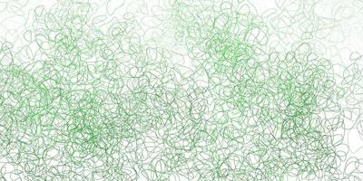 Light green vector backdrop with chaotic shapes.