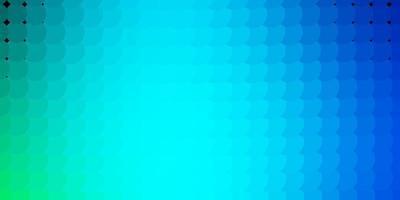 Light Blue, Green vector template with circles.