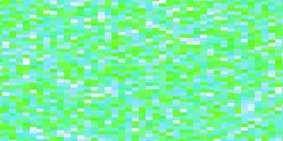 Light Blue, Green vector texture in rectangular style.