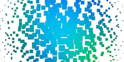 Light Blue, Green vector texture in rectangular style.