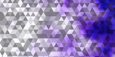 Light Purple vector background with triangles.